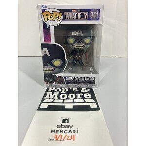 Funko Pop! Marvel What If: Zombie Captain America 941 Vinyl Figure